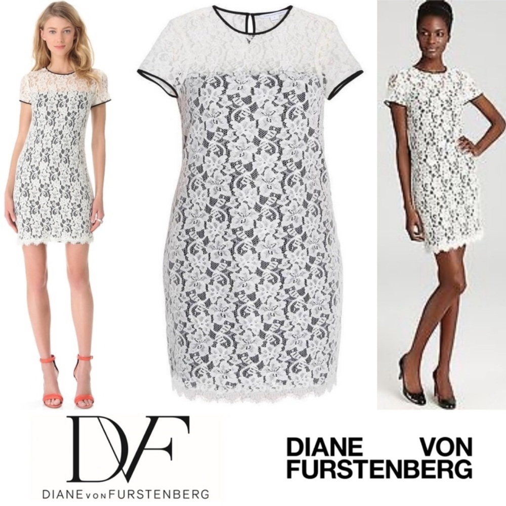 Diane Von Furstenberg Barbie Lace Shift Dress 👗